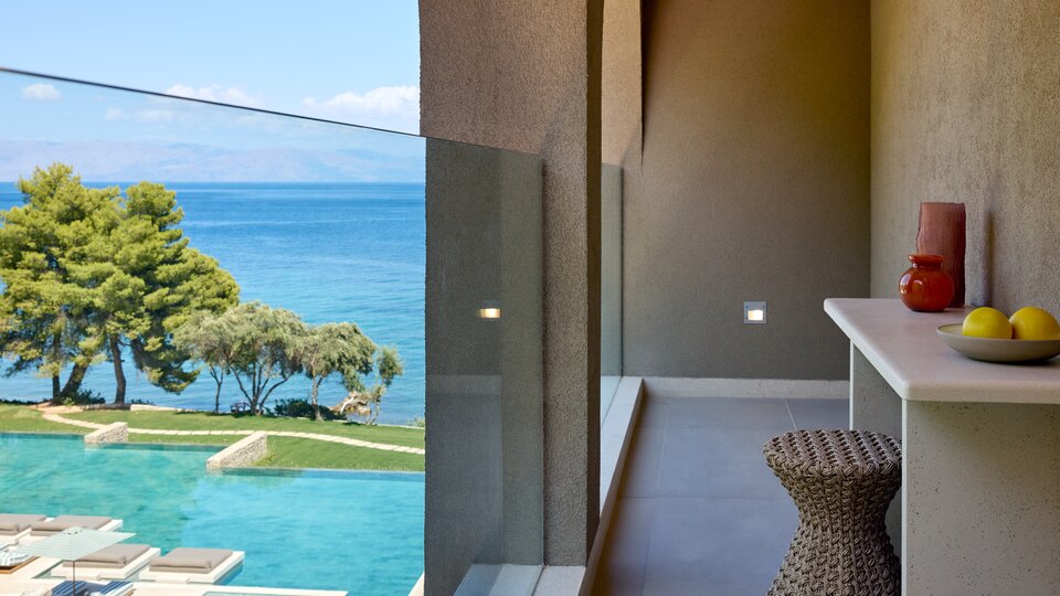 Tiara Holidays - Avali Mar-Bella - Junior Suite Grand Balcony Side Sea View - terasa